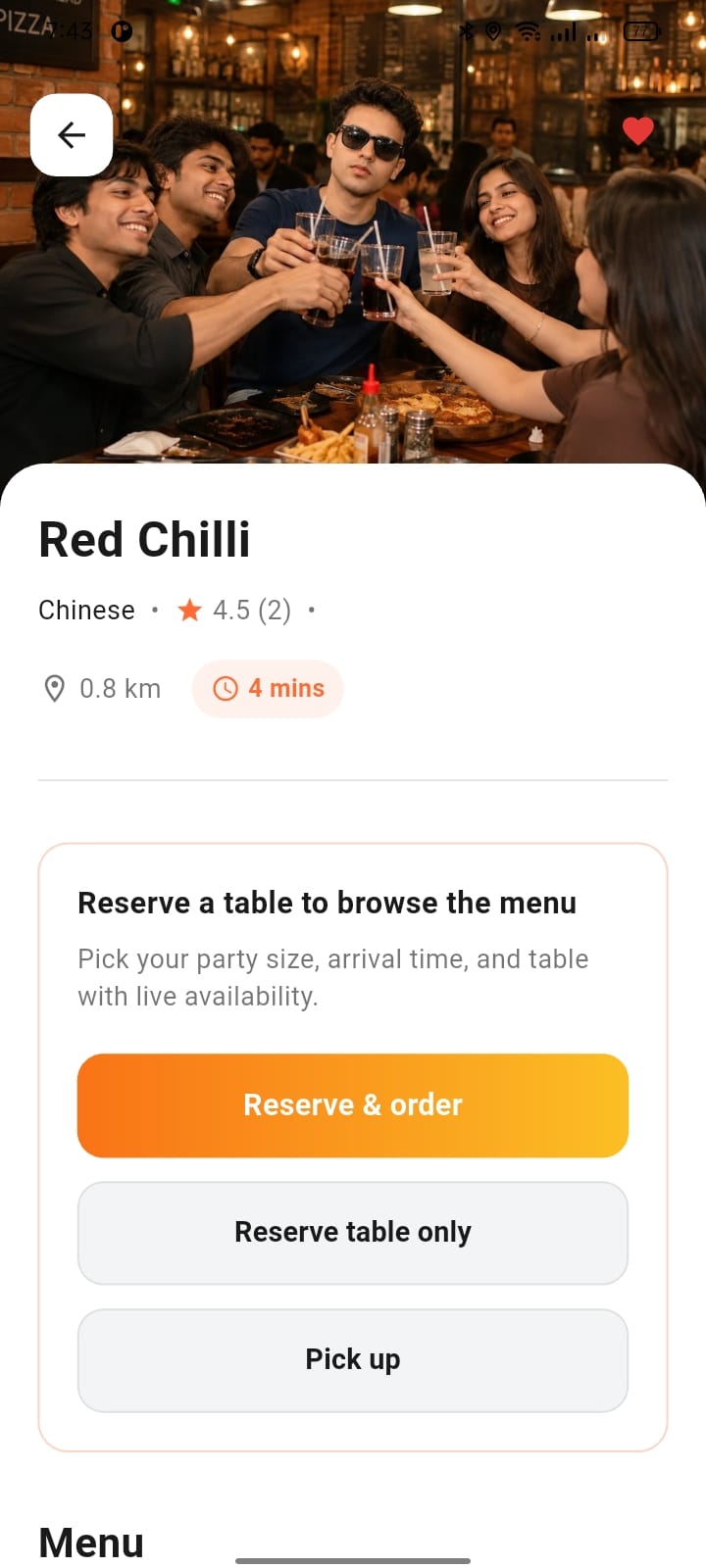 Screen preview — DineSwift, Multi-Tenant SaaS built with NestJS 10 and Prisma 5 by Ayan Parvaiz