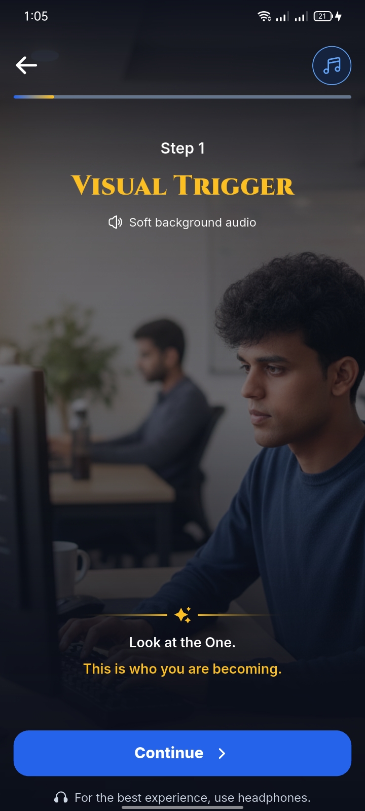 Screen preview — Your Future Identity, AI Personal Growth built with Flutter and Riverpod by Ayan Parvaiz