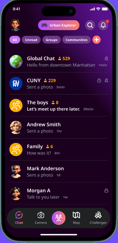 Chat Rooms — OutSpot, Social Platform built with Flutter and Express by Ayan Parvaiz